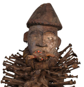Nkisi Figure - Nail, Wood - Kongo - Congo