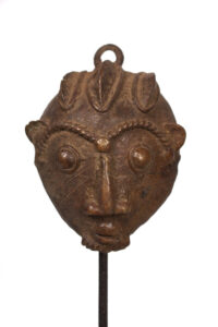 Passport mask - Bronze - Tikar - Cameroon