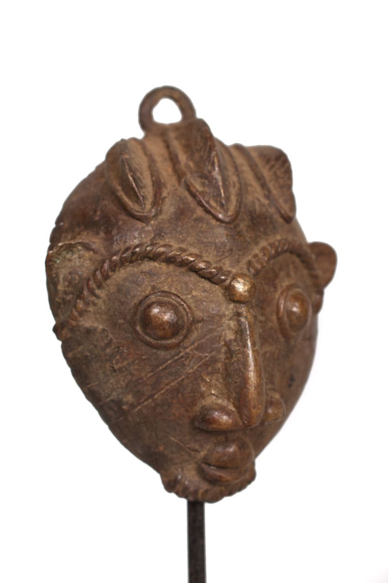 Passport mask - Bronze - Tikar - Cameroon - Asian African Art