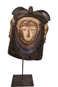 Helmet mask - Wood - Ngongtang - Fang - Gabon