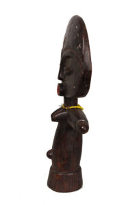 Fertility doll - Wood - Akuaba - Ashanti - Ghana