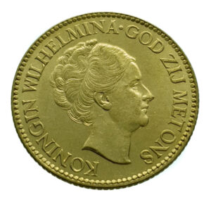 Nederland 10 Gulden 1932 Wilhelmina - Gold EF / FDC