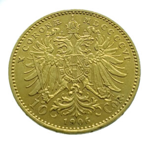 Austria 10 Corona 1906 Franz Joseph I - Gold VF / Extremely Fine