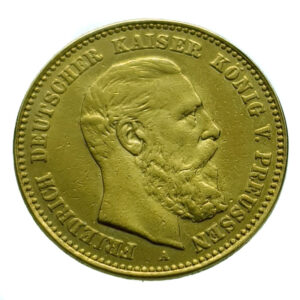 Germany, Prussia 10 Mark 1888-A Friedrich III - Gold Extremely Fine