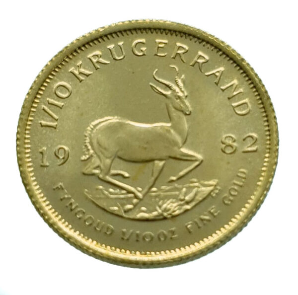 South-Africa 1/10 Krugerrand 1982 1/10 Oz. Krugerrand Gold UNC (Uncirculated)