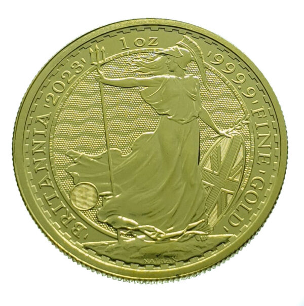 United Kingdom 100 Pound 2023 Britannia - Elizabeth II - 1 Oz. - Gold UNC (Uncirculated)