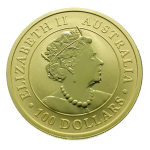 Australia 100 Dollars 2022 Kangaroo - Elizabeth II - 1 Oz. - Gold BU