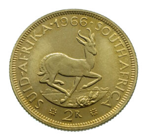 South-Africa 2 Rand 1966 Jan van Riebeeck - Gold UNC (Uncirculated)