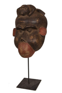 Monkey Mask - Wood - Bulu - Cameroon