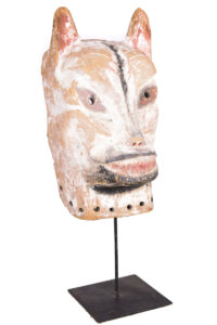 Zoömorphic Leopard mask - Wood - Congo
