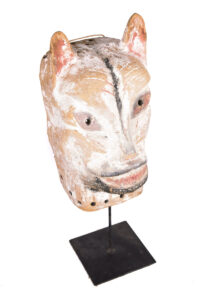 Zoömorphic Leopard mask - Wood - Congo
