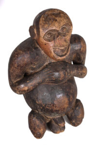 Monkey Figure - Wood - Bulu - Cameroon