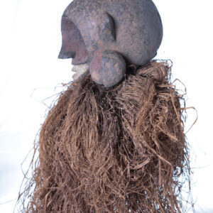 Crest mask - Raphia, Wood - Bangwa - Cameroo