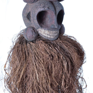 Crest mask - Raphia, Wood - Bangwa - Cameroo