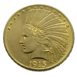 USA 10 Dollars 1915 Indian Head - Gold Extremely Fine