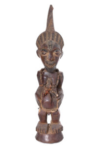 Figure - Wood, Horn - Songye - Congo
