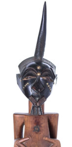 Figure - Nail, Wood, Horn - Songye - Congo