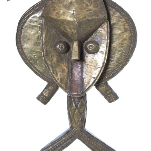 Reliquary - Copper, Wood - Mahongwe - Bakota - Gabon - Asian African Art