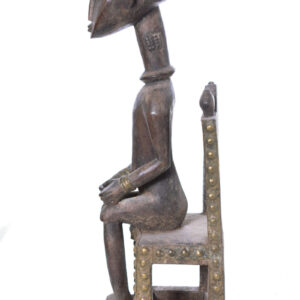 Seated Figure - Wood - Asante - Ghana