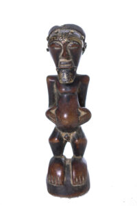 Fetish figure - Wood, Copper - Congo