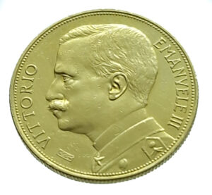 Italy 50 Lire 1912 Vittorio Emanuele III - Rome - Gold Extremely Fine