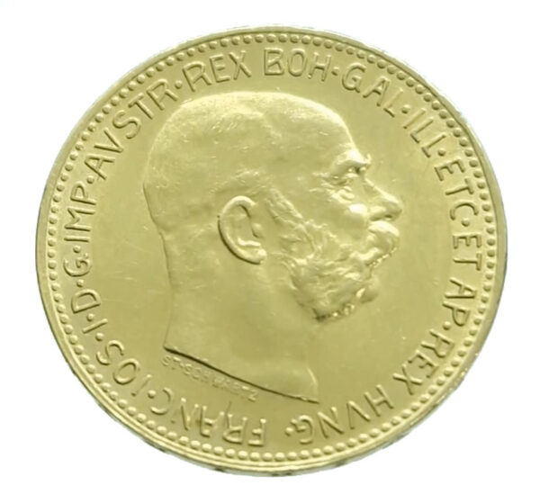 Austria 20 Corona 1915 Franz Joseph I - Restrike - Gold EF / FDC