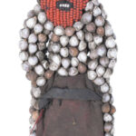 Figure - Beads, Wood - Bamileke - Grassland of Cameroun