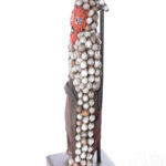 Figure - Beads, Wood - Bamileke - Grassland of Cameroun