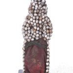 Figure - Beads, Wood - Bamileke - Grassland of Cameroun