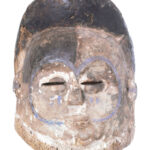 Helmet Mask - Wood - Kwese - Gabon