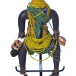 Fertility Doll - Beads, Cauris, Wood - Namji