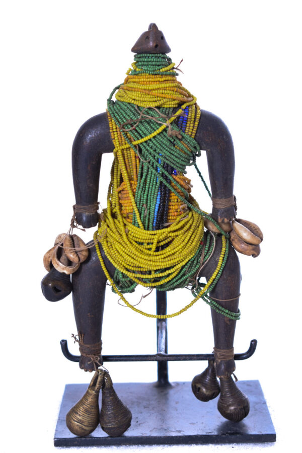 Fertility Doll - Beads, Cauris, Wood - Namji