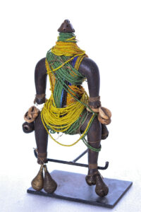 Fertility Doll - Beads, Cauris, Wood - Namji