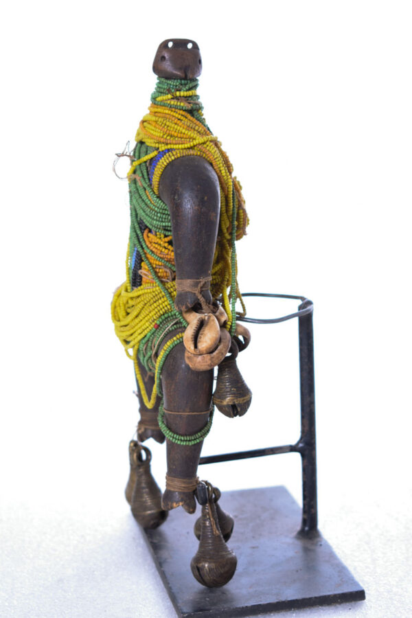 Fertility Doll - Beads, Cauris, Wood - Namji