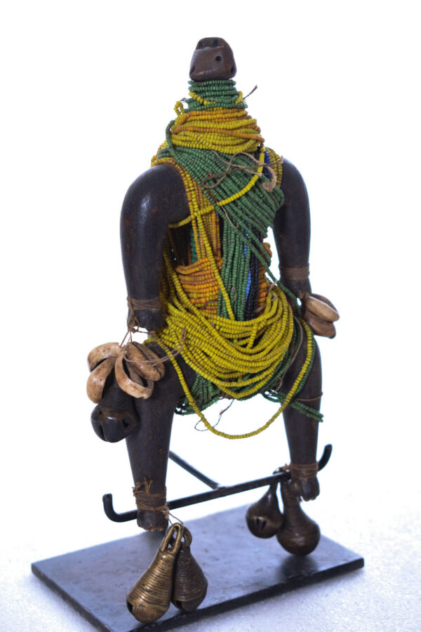 Fertility Doll - Beads, Cauris, Wood - Namji