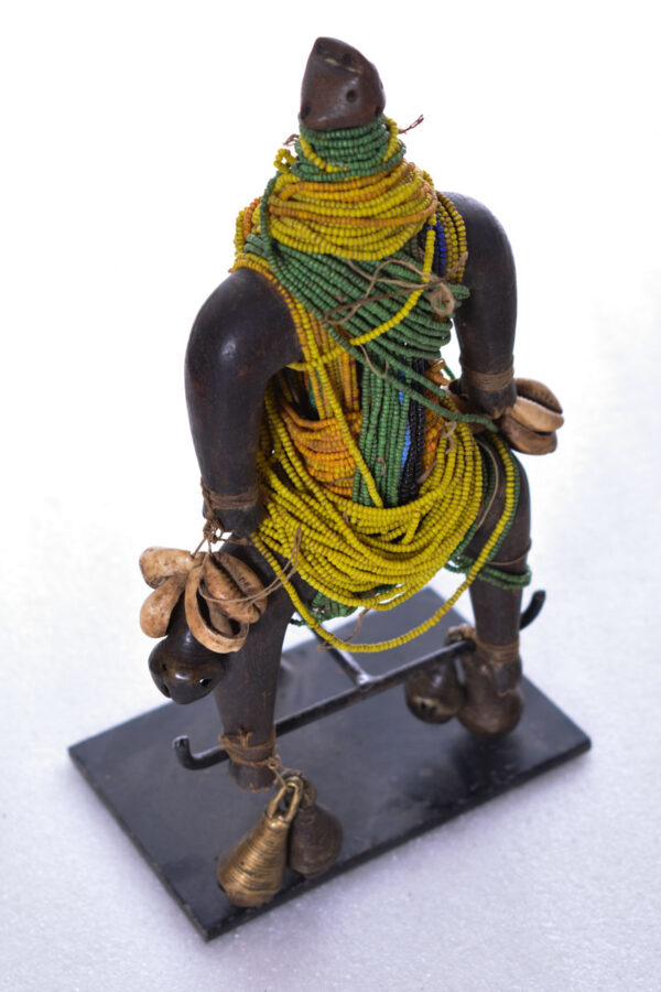 Fertility Doll - Beads, Cauris, Wood - Namji
