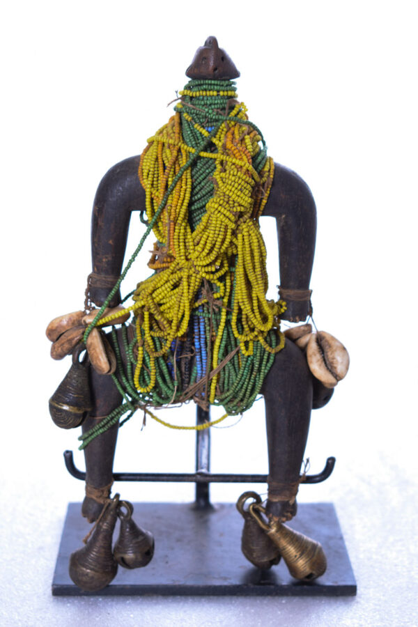 Fertility Doll - Beads, Cauris, Wood - Namji