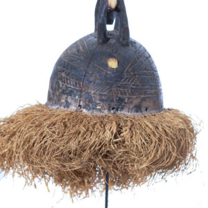Helmet Mask - Wood, Raphia - Suku - Congo