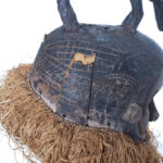 Helmet Mask - Wood, Raphia - Suku - Congo