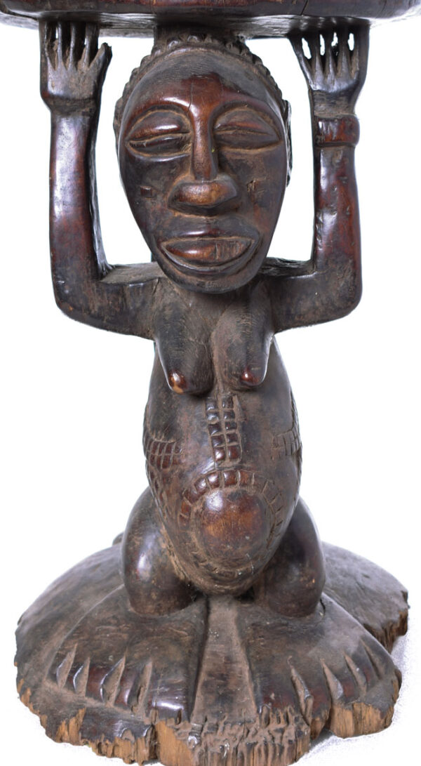 Stool - Wood - Songye - DR Congo