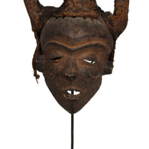Mask with 5 horns - Wood - Pende - Congo DRC