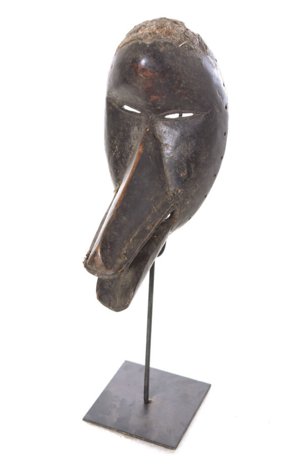 Ge Gon Mask - Wood, Textile - Dan - Ivory Coast