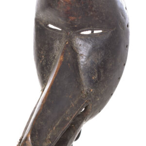 Ge Gon Mask - Wood, Textile - Dan - Ivory Coast