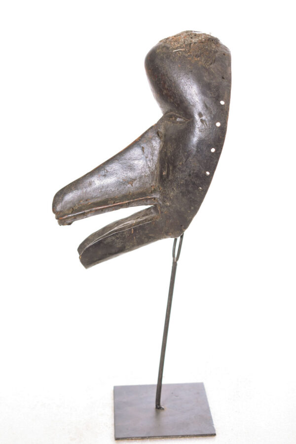 Ge Gon Mask - Wood, Textile - Dan - Ivory Coast