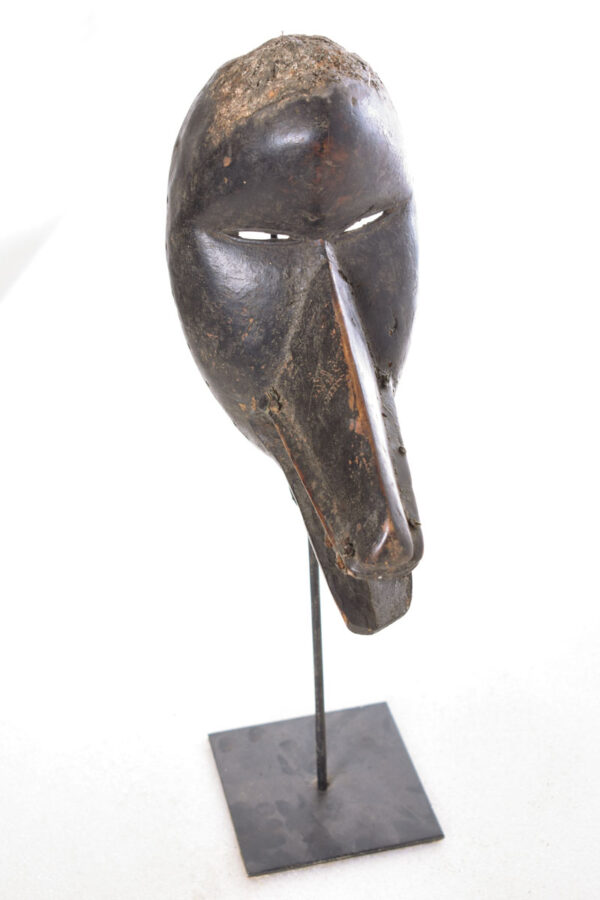Ge Gon Mask - Wood, Textile - Dan - Ivory Coast