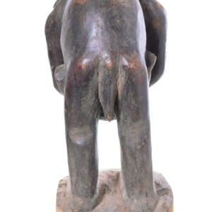 Monkey maternity Figure - Wood - Bulu - Cameroon