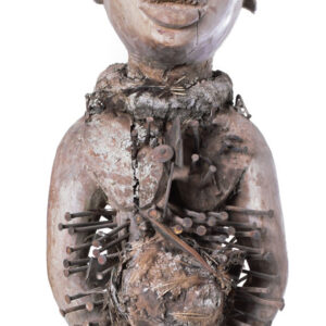 Figure - Wood, nails - Nkisi - Yombe - Congo - 89 cm