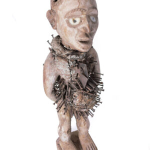 Figure - Wood, nails - Nkisi - Yombe - Congo - 89 cm