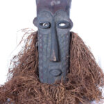 Pumbu Chiefs Mask - Raphia, Wood - Pende - DR Congo