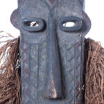 Pumbu Chiefs Mask - Raphia, Wood - Pende - DR Congo